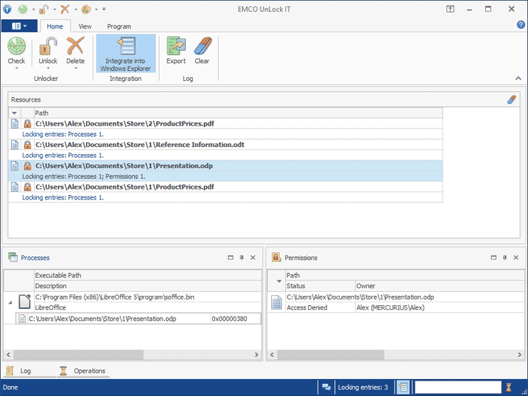 Unlock Files Windows EMCO UnLock IT Free Download Unlock Files Windows